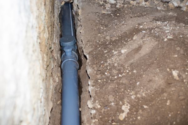 Drain Line Installation in Westfield