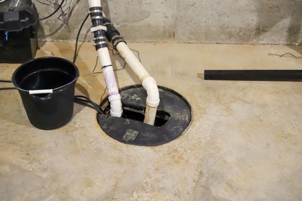 Interior Basement Drainage in Westfield