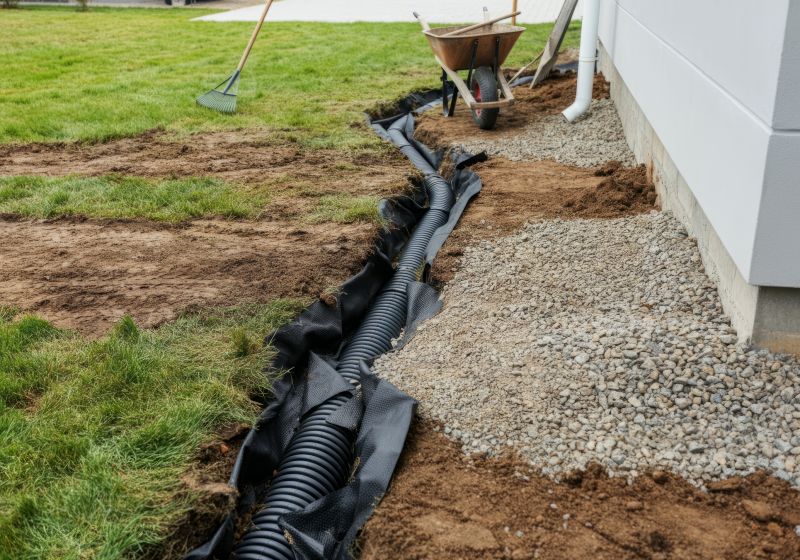 Exterior Drain Installation